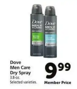 Safeway Dove Men Care Dry Spray offer