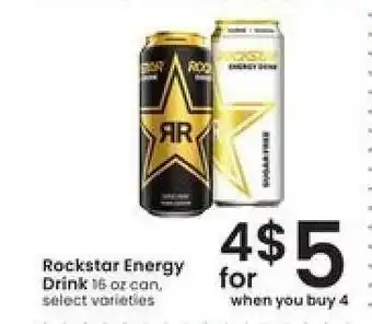 Albertsons Rockstar Energy Drink offer