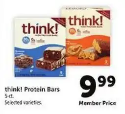 Safeway think! Protein Bars offer