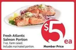 Safeway Fresh Atlantic Salmon Portion offer