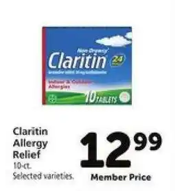 Safeway Claritin Allergy Relief offer