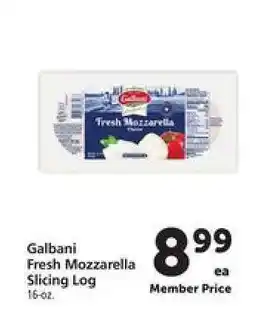 Safeway Galbani Fresh Mozzarella Slicing Log offer