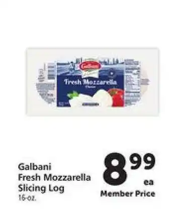 Safeway Galbani Fresh Mozzarella Slicing Log offer