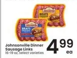 Albertsons Johnsonville Dinner Sausage Links offer