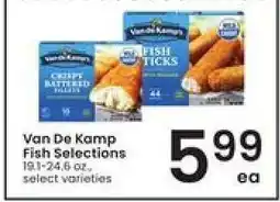 Albertsons Van De Kamp Fish Selections offer