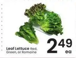 Albertsons Leaf Lettuce offer