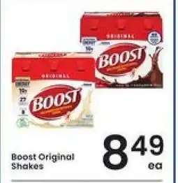 Albertsons Boost Original Shakes offer