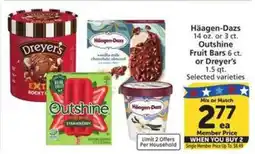 Albertsons Häagen-Dazs, Outshine, Dreyer's offer