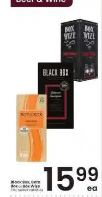 Albertsons Black Box, Bota Box or Box Wize offer