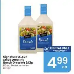Albertsons Signature Select Salad Dressing offer