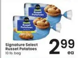 Albertsons Signature Select Russet Potatoes offer