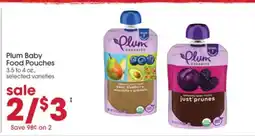 Giant Eagle Plum Baby Food Pouches offer