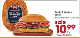 Giant Eagle Dietz & Watson Ham offer