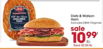 Giant Eagle Dietz & Watson Ham offer