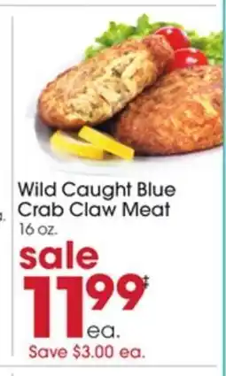 Giant Eagle Wild Caught Blue Crab Claw Meat offer
