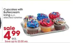 Giant Eagle Cupcakes with Buttercream Icing offer