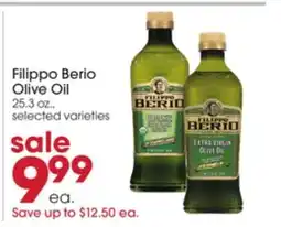 Giant Eagle Filippo Berio Olive Oil offer