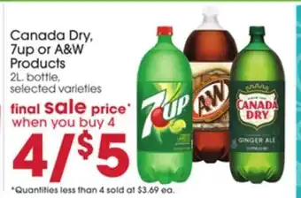 Giant Eagle Canada Dry, 7UP or A&W Products offer
