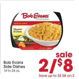 Giant Eagle Bob Evans Side Dishes offer