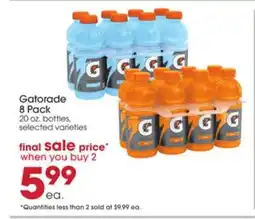 Giant Eagle Gatorade 8-Pack offer