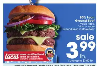 Giant Eagle 80% Lean Ground Beef offer