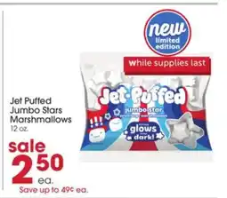 Giant Eagle Jet Puffed Jumbo Stars Marshmallows offer