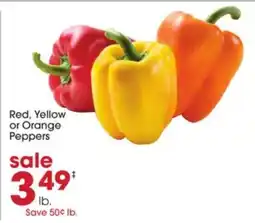 Giant Eagle Red, Yellow Or Orange Peppers offer
