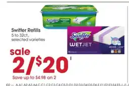 Giant Eagle Swiffer Refills offer