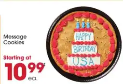Giant Eagle Message Cookies offer