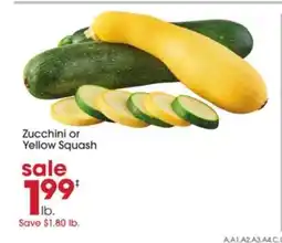 Giant Eagle Zucchini or Yellow Squash offer