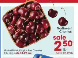 Giant Eagle Northwest Cherries offer