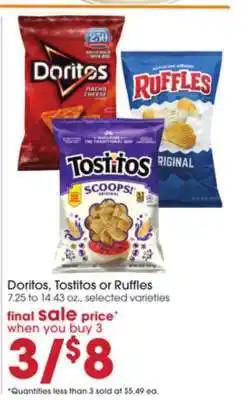 Giant Eagle Doritos, Tostitos or Ruffles offer