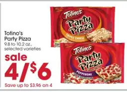 Giant Eagle Totino's Party Pizza offer