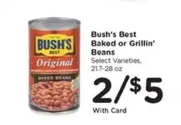 Kroger Bush's Best Baked or Grillin' Beans offer