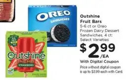 Kroger Outshine Fruit Bars offer