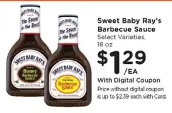 Kroger Sweet Baby Ray's Barbecue Sauce offer
