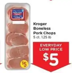 Kroger Kroger Boneless Pork Chops offer