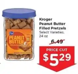 Kroger Kroger Peanut Butter Filled Pretzels offer