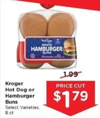 Kroger Kroger Hot Dog or Hamburger Buns offer