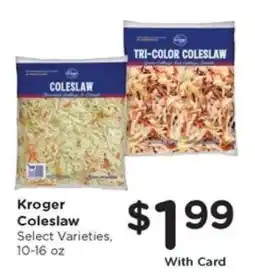 Kroger Kroger Coleslaw offer