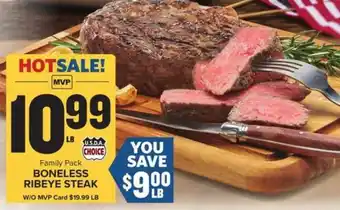 Food Lion Boneless Ribeye Steak offer