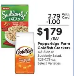 Kroger Pepperidge Farm Goldfish Crackers offer