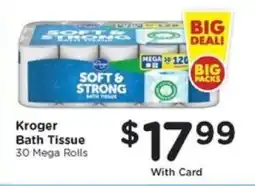 Kroger Kroger Bath Tissue offer