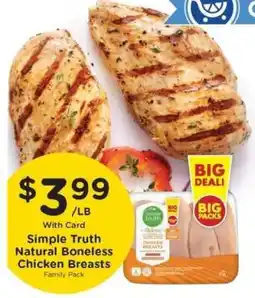 Kroger Simple Truth Natural Boneless Chicken Breasts offer