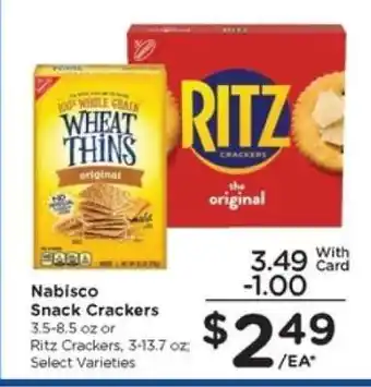 Kroger Nabisco Snack Crackers offer