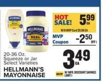 Food Lion Hellmann's Mayonnaise offer