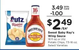 Kroger Sweet Baby Ray's Wing Sauce offer