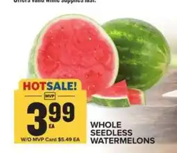 Food Lion Whole Seedless Watermelons offer