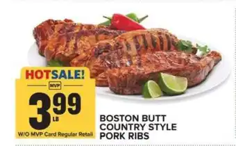 Food Lion Boston Butt Country Style Pork Ribs offer