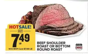 Food Lion Beef Shoulder Roast or Bottom Round Roast offer